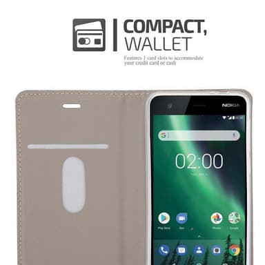 Nokia 2 2017 lommebokdeksel etui (grå)