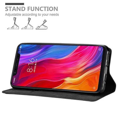 Xiaomi Mi 8 lommebokdeksel case (svart)