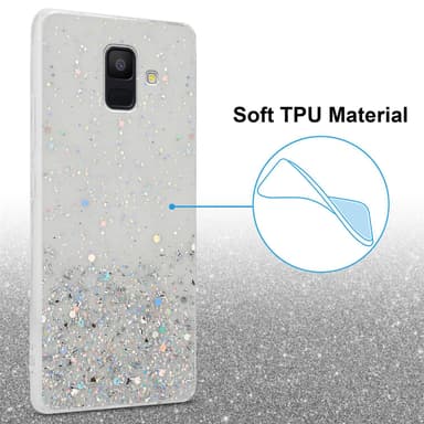 Samsung Galaxy A6 2018 Silikondeksel Glitter