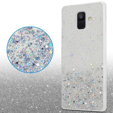 Samsung Galaxy A6 2018 Silikondeksel Glitter