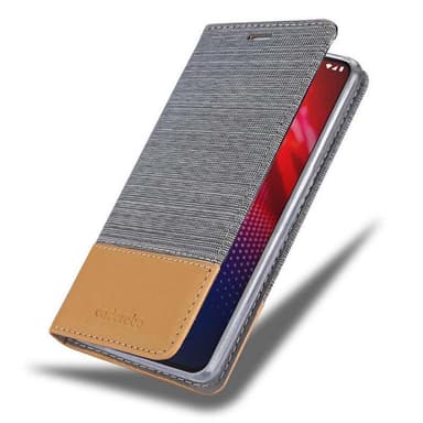 Motorola MOTO Z4 lommebokdeksel etui (grå)