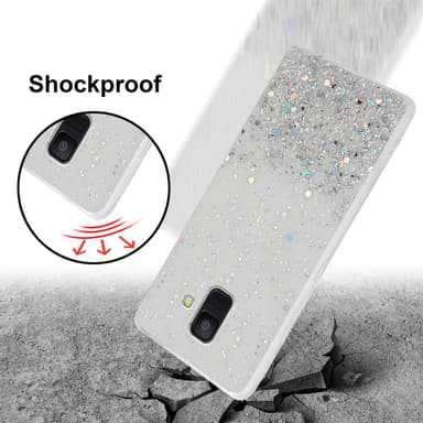 Samsung Galaxy A6 2018 Silikondeksel Glitter