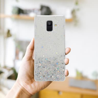 Samsung Galaxy A6 2018 Silikondeksel Glitter