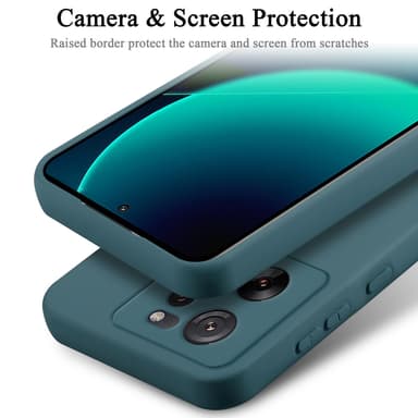 Xiaomi 13T / 13T Pro silikondeksel case (Grønn)