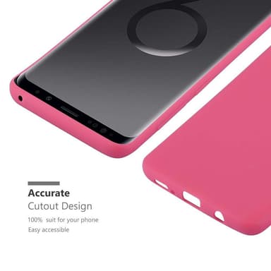 Deksel Samsung Galaxy S9 PLUS Silikon cover (rød)