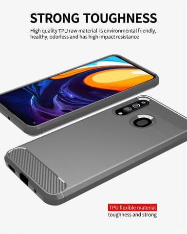 Deksel Samsung Galaxy A20s ultra slim (grå)