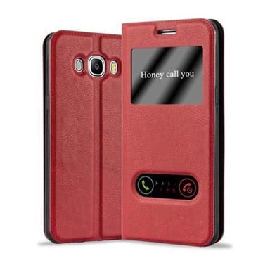 Samsung Galaxy J7 2016 lommebokdeksel cover (rød)