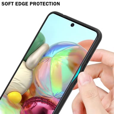 Deksel Samsung Galaxy A71 4G Case Cover (svart)