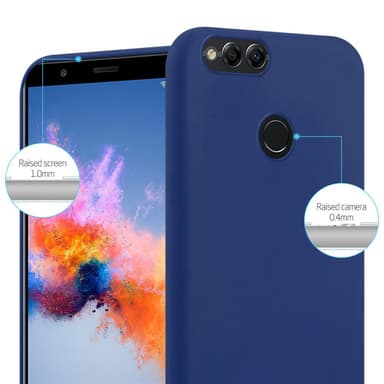 Deksel Honor 7X Silikon cover (blå)