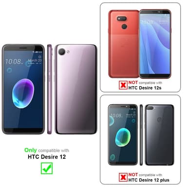Deksel HTC Desire 12 Case Cover (grå)