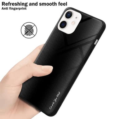 iPhone 12 MINI Deksel Case Cover (svart)