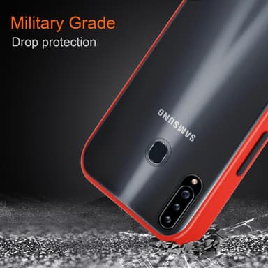 Samsung Galaxy A20s Deksel Case Cover (gjennomsiktig)