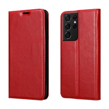 Samsung Galaxy S21 ULTRA lommebokdeksel case (rød)