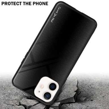 iPhone 12 MINI Deksel Case Cover (svart)