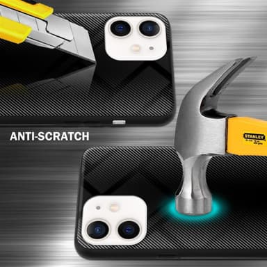 iPhone 12 MINI Deksel Case Cover (svart)