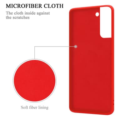 Deksel Samsung Galaxy S24 Ring Case (RØD)
