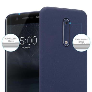 Nokia 5 2017 Hardt Deksel Cover (blå)
