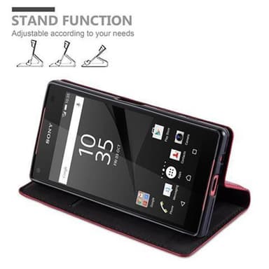 Sony Xperia Z5 COMPACT lommebokdeksel case (rød)