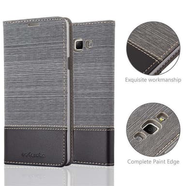 Samsung Galaxy A7 2015 lommebokdeksel etui (grå)
