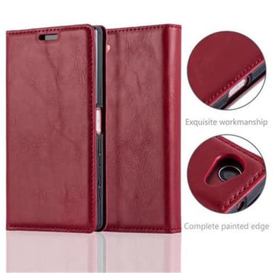 Sony Xperia Z5 COMPACT lommebokdeksel case (rød)