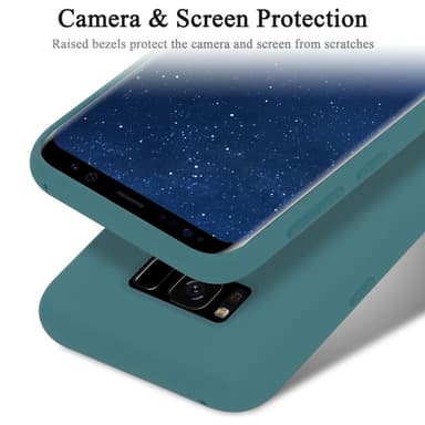 Samsung Galaxy S8 PLUS silikondeksel case (grønn)
