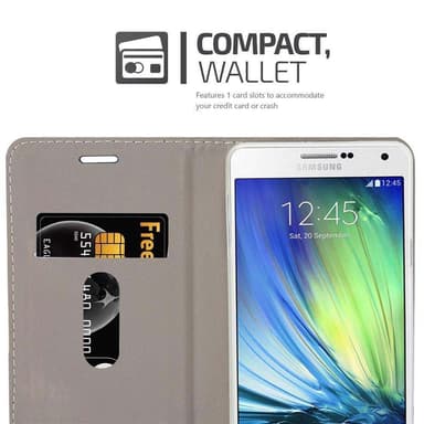 Samsung Galaxy A7 2015 lommebokdeksel etui (grå)