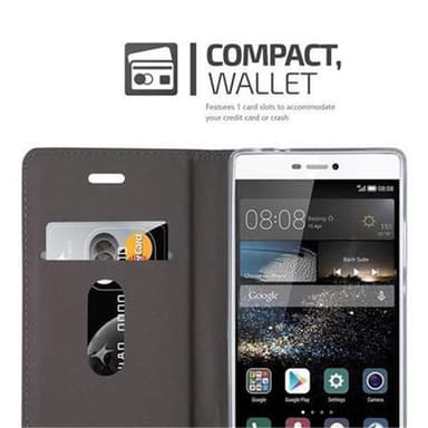 Huawei P8 lommebokdeksel etui (blå)