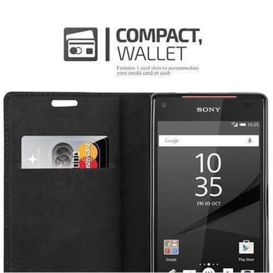 Sony Xperia Z5 COMPACT lommebokdeksel case (rød)