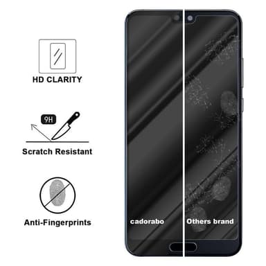 Huawei MATE 20 Skjermbeskytter Skärmskydd (svart)