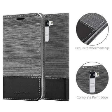 LG K7 2016 lommebokdeksel etui (grå)