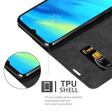 Realme 7 PRO lommebokdeksel case (brun)