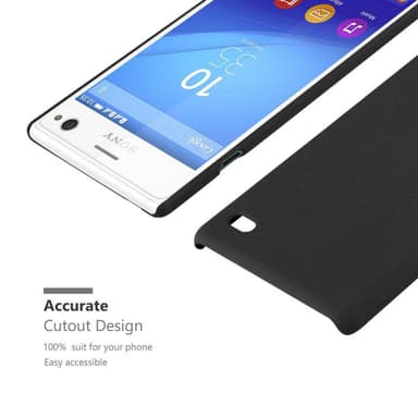 Sony Xperia C4 Hardt Deksel Cover (svart)