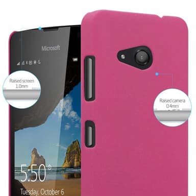Nokia Lumia 550 Hardt Deksel Cover (rosa)