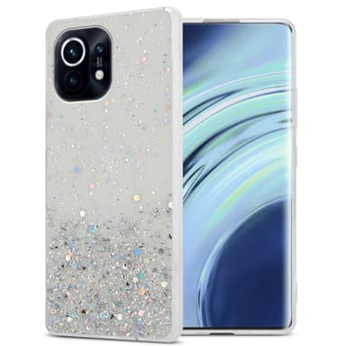 Xiaomi Mi 11 5G Silikondeksel Glitter (Gjennomsiktig)