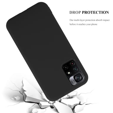 Deksel Xiaomi POCO M4 PRO 5G Silikon cover (svart)
