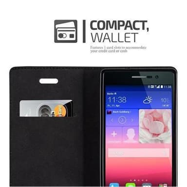 Huawei ASCEND P7 lommebokdeksel case (rød)