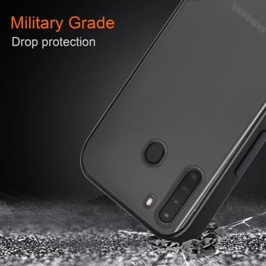 Samsung Galaxy A21 Deksel Case Cover (gjennomsiktig)