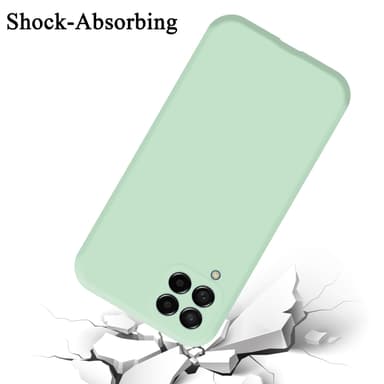 Samsung Galaxy M53 5G silikondeksel case (grønn)