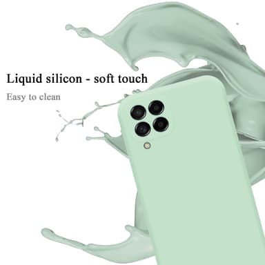 Samsung Galaxy M53 5G silikondeksel case (grønn)