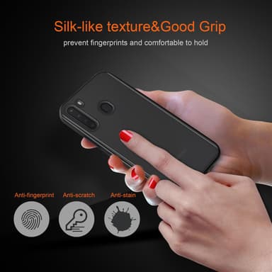 Samsung Galaxy A21 Deksel Case Cover (gjennomsiktig)