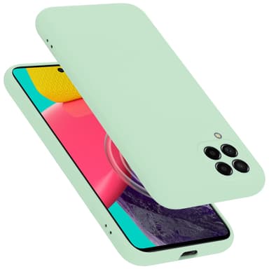 Samsung Galaxy M53 5G silikondeksel case (grønn)