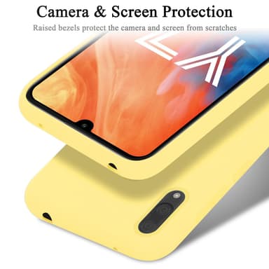 Huawei Y7 2019 / Y7 PRIME 2019 silikondeksel case (gul)