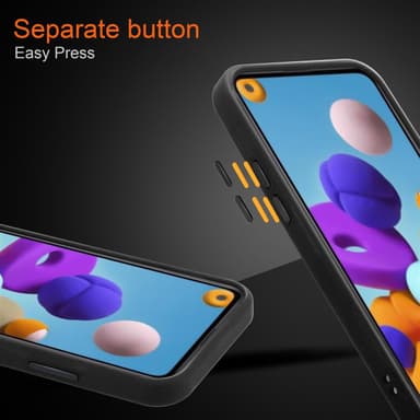 Samsung Galaxy A21 Deksel Case Cover (gjennomsiktig)
