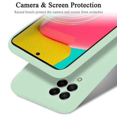 Samsung Galaxy M53 5G silikondeksel case (grønn)