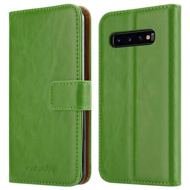 Samsung Galaxy S10 4G lommebokdeksel etui (grønn)