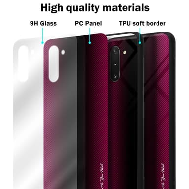 Samsung Galaxy NOTE 10 Deksel Case Cover (rosa)
