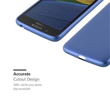 Deksel Motorola MOTO G5 Case Cover (blå)