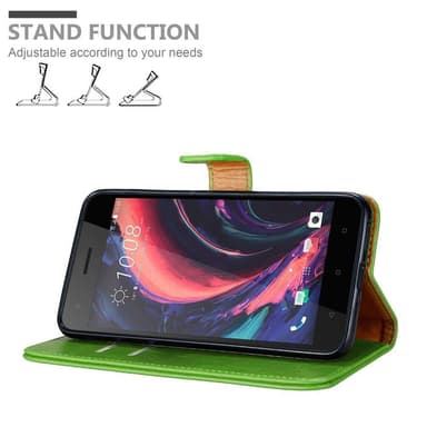 HTC Desire 10 PRO lommebokdeksel etui (grønn)