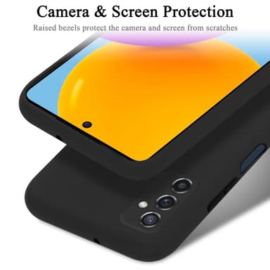Samsung Galaxy M52 5G silikondeksel case (svart)