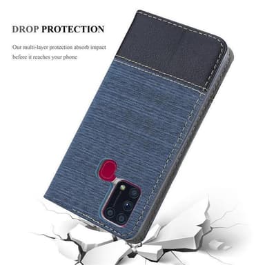 Samsung Galaxy M31 lommebokdeksel etui (blå)